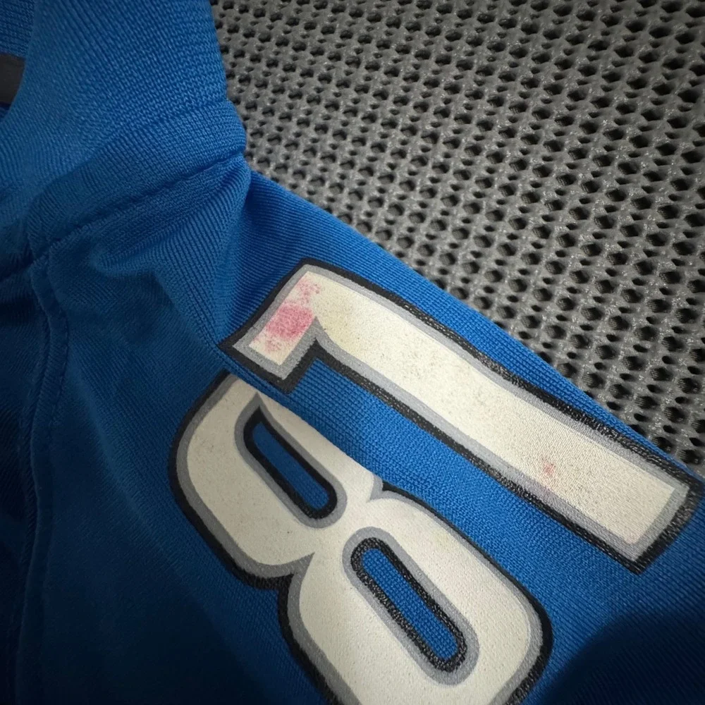 Nike Detroit Lions Calvin Johnson 81 Jersey Youth XL Blue NFL On Field Megatron